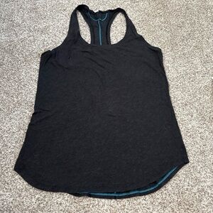 Under Armour gray Tank Top with Blue Accents